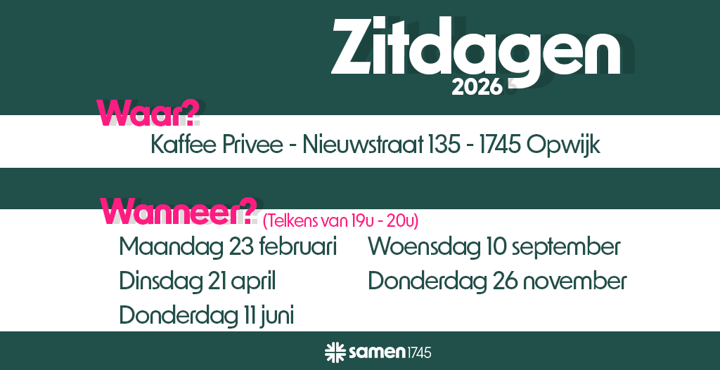 Zitdagen 2026